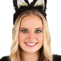 Elope Light-Up Black Cat LumenEars Glowing Headband 16 Elope Light-Up Black Cat LumenEars Glowing Headband -Cheap Halloween Store light up black cat lumenears headband 2