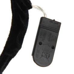 Elope Light-Up Black Cat LumenEars Glowing Headband 18 Elope Light-Up Black Cat LumenEars Glowing Headband -Cheap Halloween Store light up black cat lumenears headband alt 5