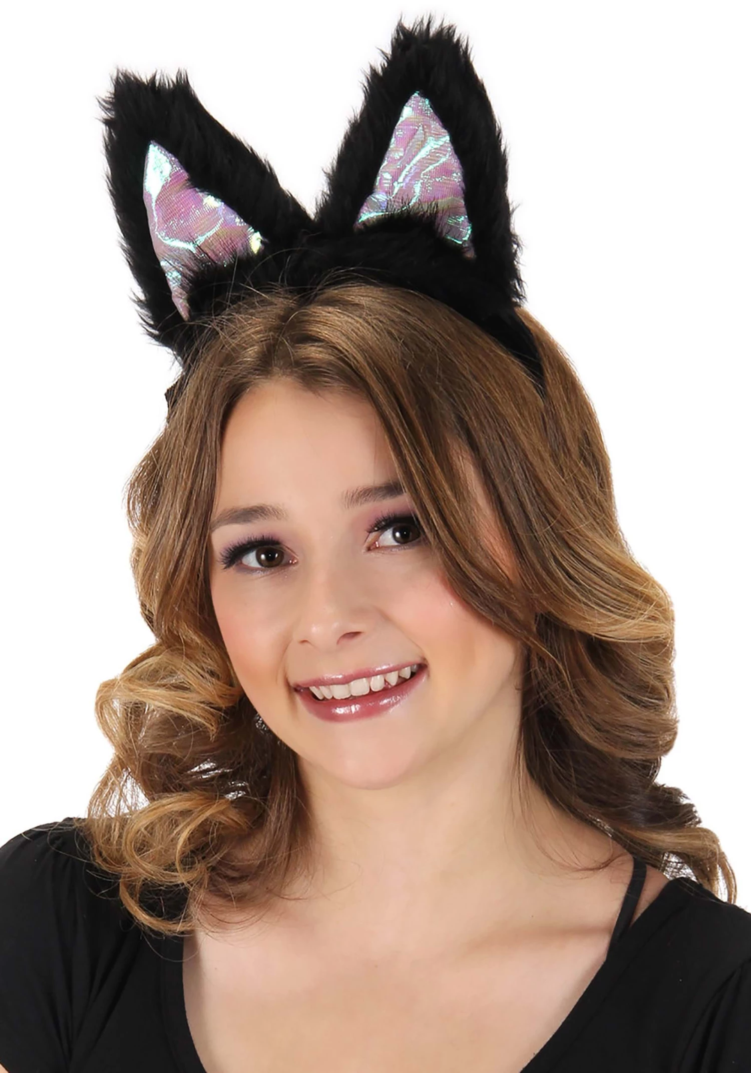 Elope Light-Up Black Cat LumenEars Glowing Headband 5 Elope Light-Up Black Cat LumenEars Glowing Headband - Image 5