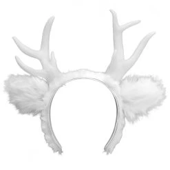 Elope White Light-Up Deer Antlers LumenHorns Headband -Cheap Halloween Store light up deer antlers white lumenhorns headband alt 4