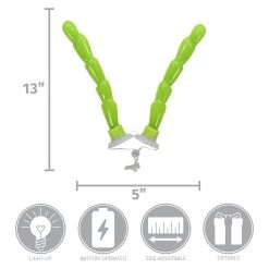 Elope Insect Antennae Light-Up Green LumenHorns -Cheap Halloween Store light up green insect antennae lumenhorns alt 4