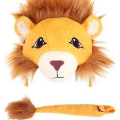 Elope Plush Lion Headband & Tail Kit -Cheap Halloween Store lion plush headband tail kit alt 1