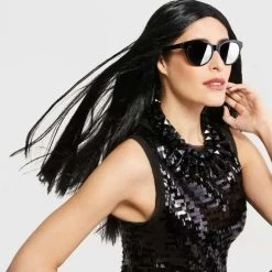 The Wholesale Group Long And Sleek Black Vampire Wig