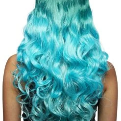 Smiffys Manic Panic Mermaid Ombre Siren Wig For Women -Cheap Halloween Store manic panic mermaid ombre siren wig alt 2