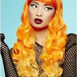 Smiffys Manic Panic Mermaid Psychedelic Sunrise Siren Wig For Women