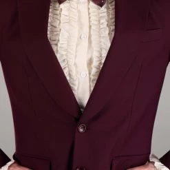 Savvy Garments Men's Beetlejuice Wedding Suit Shirt And Bowtie -Cheap Halloween Store mens beetlejuice wedding suit shirt and bowtie alt 2