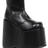 Ellie Black Monster Platform Shoes For Men