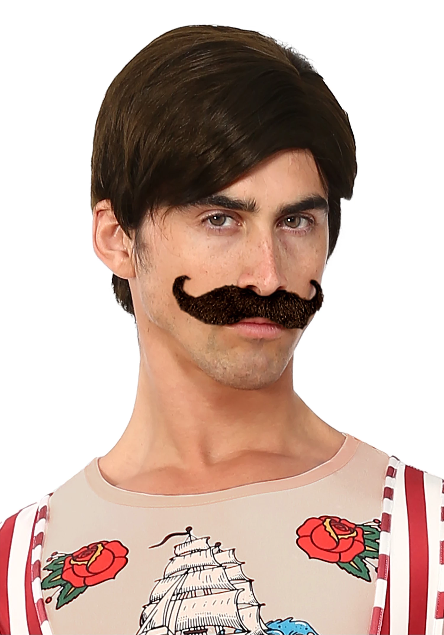 Partytime Costume & Lingerie (Yiwu) Factory Men's Strongman Wig And Mustache 1 Partytime Costume & Lingerie (Yiwu) Factory Men's Strongman Wig And Mustache