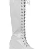 A Leading Role Men's White Wrestling Boots