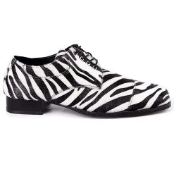 Ellie Zebra Pimp Shoe For Men