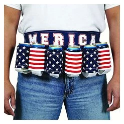 Calhoun Sportswear 'Merica Patriotic Beer Belt