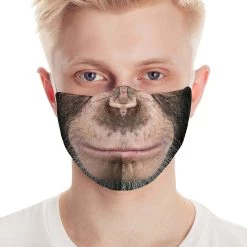 Creative Apparel Monkey Business Face Mask