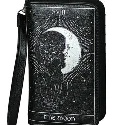 Comeco 7 Inch Moon And Death Tarot Card Wrist Wallet