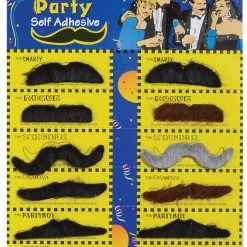 Forum Novelties, Inc Mustache Facial Hair Pack