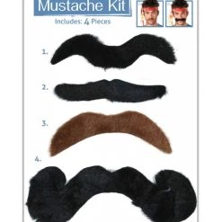 Seasons (HK) Ltd. 4 Piece Fake Mustache Kit