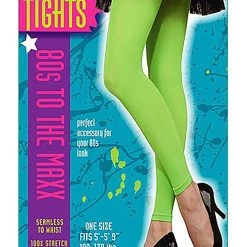 Forum Novelties, Inc Neon Green Footless Tights