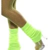 Smiffys Neon Green Leg Warmers