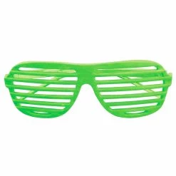 Forum Novelties, Inc 80s Neon Green Slot Glasses