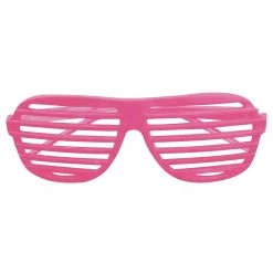 Forum Novelties, Inc Neon Pink 80s Shades
