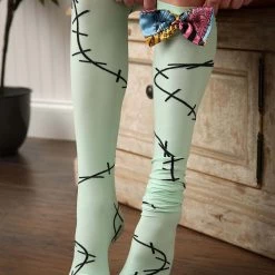 Bioworld Merchandising / Independent Sales Women's Nightmare Before Christmas Sally Over The Knee Socks