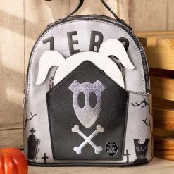 Bioworld Merchandising / Independent Sales Nightmare Before Christmas Zero Mini Backpack With Attached Zip Pouch