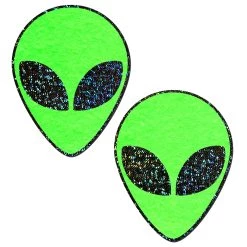 Pastease Glow In The Dark Alien Pasties