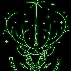 Elope Harry Potter Patronus Glow Knit Scarf -Cheap Halloween Store patronus glow knit scarf alt 2