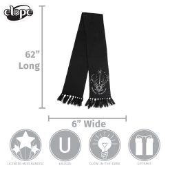 Elope Harry Potter Patronus Glow Knit Scarf -Cheap Halloween Store patronus glow knit scarf alt 3