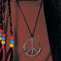 Rubies Costume Co. Inc Peace Pendant Necklace