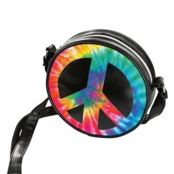Fushengyuan Industry CO., Peace Sign Hippie Purse Accessory -Cheap Halloween Store peace sign hippie purse alt 2
