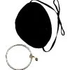 Forum Novelties, Inc Satin Pirate Eye Patch W/Earring