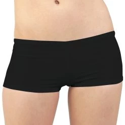 Fun Costumes Plus Size Black Hot Pants