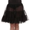 Fun Costumes Plus Size Black Knee Length Crinoline