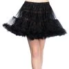 Leg Avenue Plus Size Black Tulle Petticoat