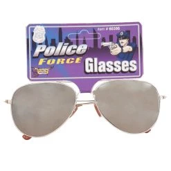 Forum Novelties, Inc Police Force Mirrored Sunglasses