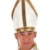 Elope White Pope Plush Hat