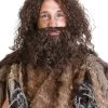 Partytime Costume & Lingerie (Yiwu) Factory Prehistoric Caveman Beard And Wig