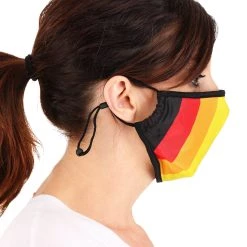 Scratch Tracks Pride Theme Protective Face Covering Mask -Cheap Halloween Store pride theme protective fabric face covering mask alt 2