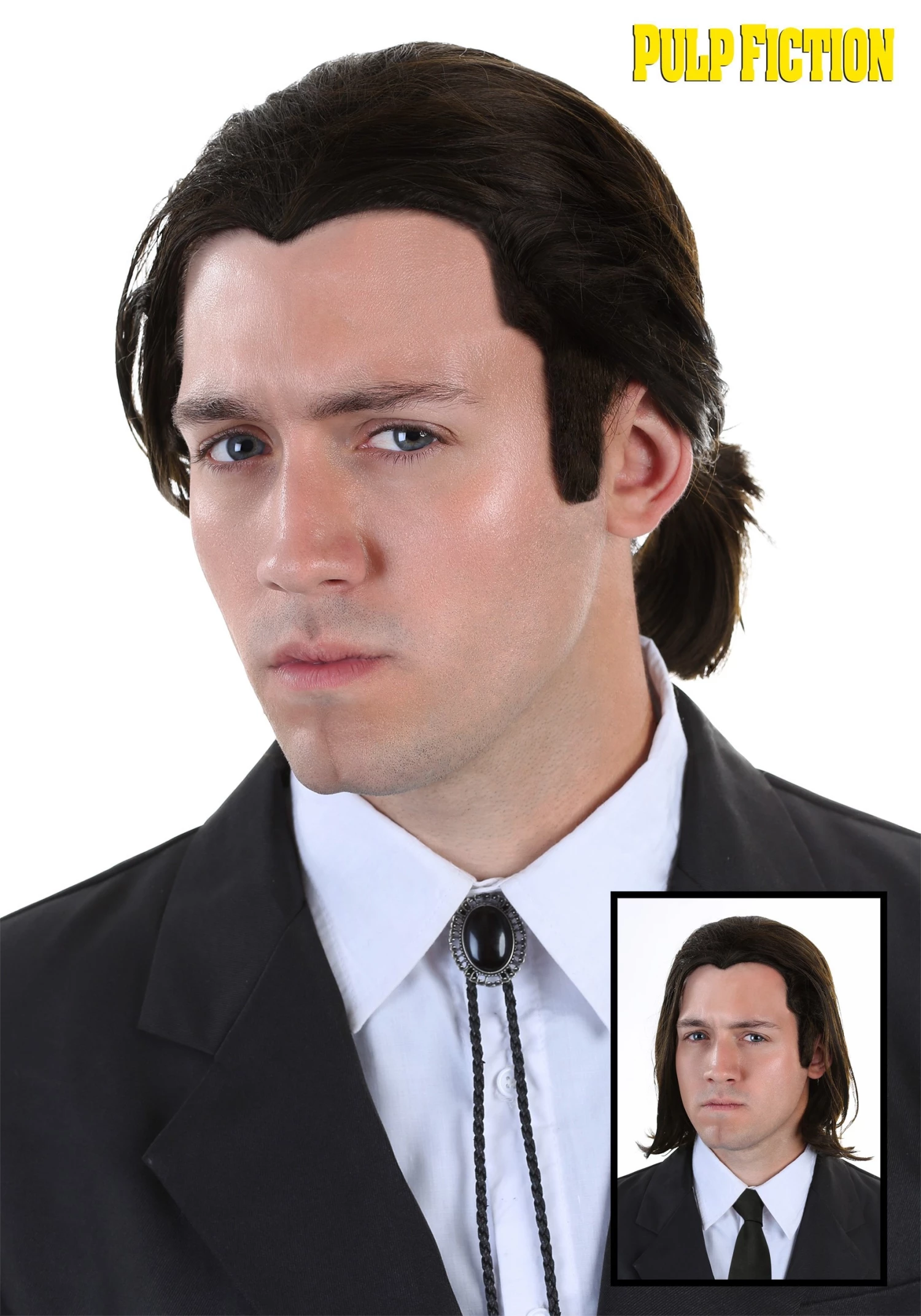 Partytime Costume & Lingerie (Yiwu) Factory Pulp Fiction Vincent Vega Wig And Bolo Tie Set 1 Partytime Costume & Lingerie (Yiwu) Factory Pulp Fiction Vincent Vega Wig And Bolo Tie Set