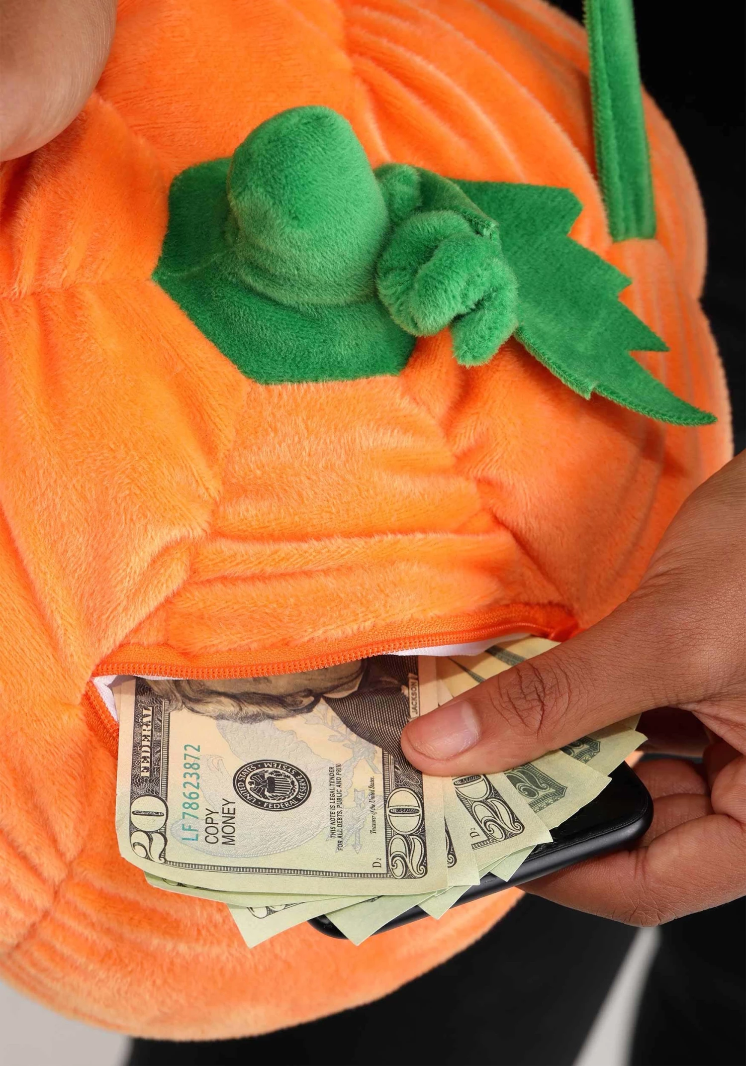 Suzhou Zhongsheng Imp & Exp Co., Ltd Pumpkin Costume Companion Purse 3 Suzhou Zhongsheng Imp & Exp Co., Ltd Pumpkin Costume Companion Purse - Image 3