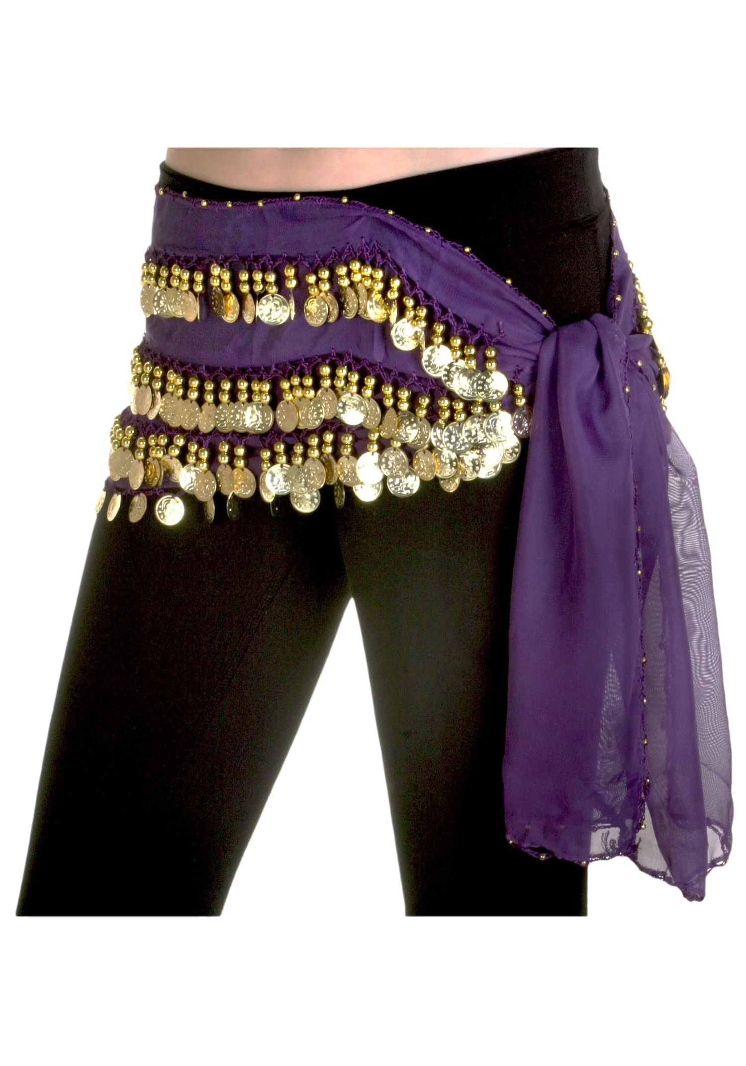 Miss Belly Dance Purple Belly Dance Hip Scarf Costume 1 Miss Belly Dance Purple Belly Dance Hip Scarf Costume