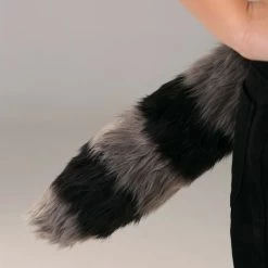 Elope Raccoon Plush Headband & Tail Kit -Cheap Halloween Store raccoon plush headband tail kit alt 4