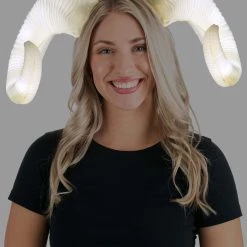 Elope Light Up Ram Lumen Horns -Cheap Halloween Store ram lumen horns light up alt 2