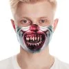 Creative Apparel Razor Teeth Clown Face Mask