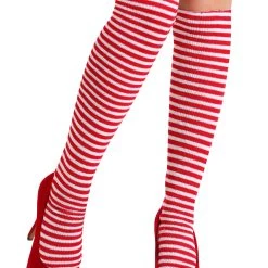 Fun Costumes Red And White Witch Socks