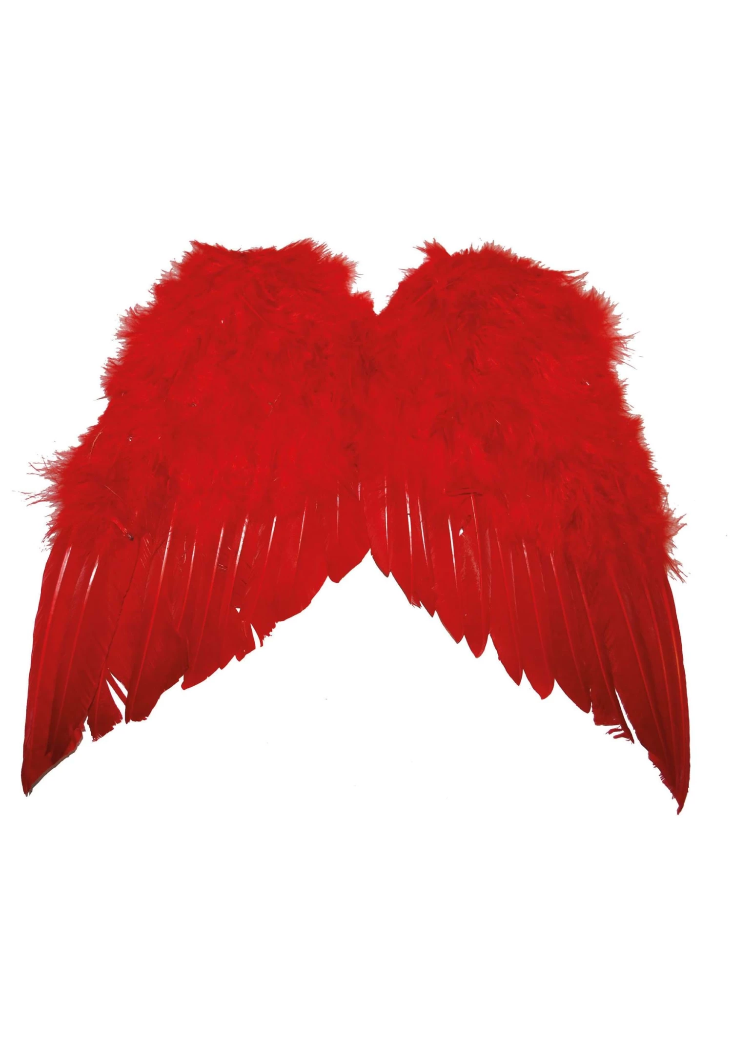 Funny Fashions Red Angel Wings With Feathers 1 Funny Fashions Red Angel Wings With Feathers