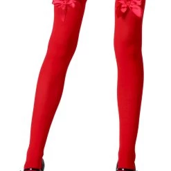 Leg Avenue Red Stockings With Red Bows