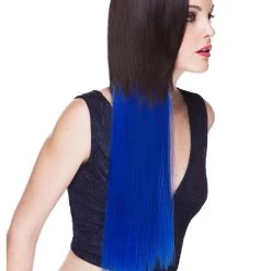 Westbay, Inc Regal Blue 22" Heat Stylable Clip In Hair Extension