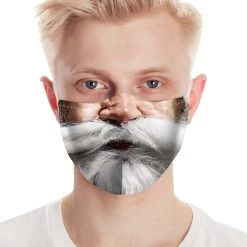 Creative Apparel Face Mask Santa Clauses Beard