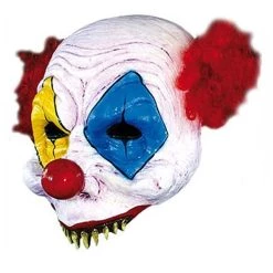 Ghoulish Productions Scary Clown Half Mask
